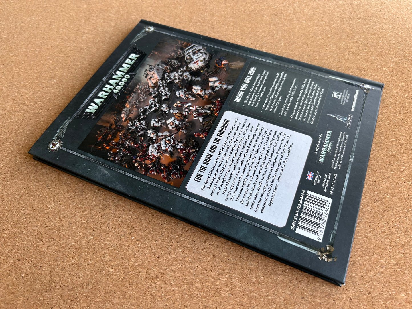 Warhammer 40K 8th Edition - White Scars Codex Supplement - Games Workshop Hardcover (2019)