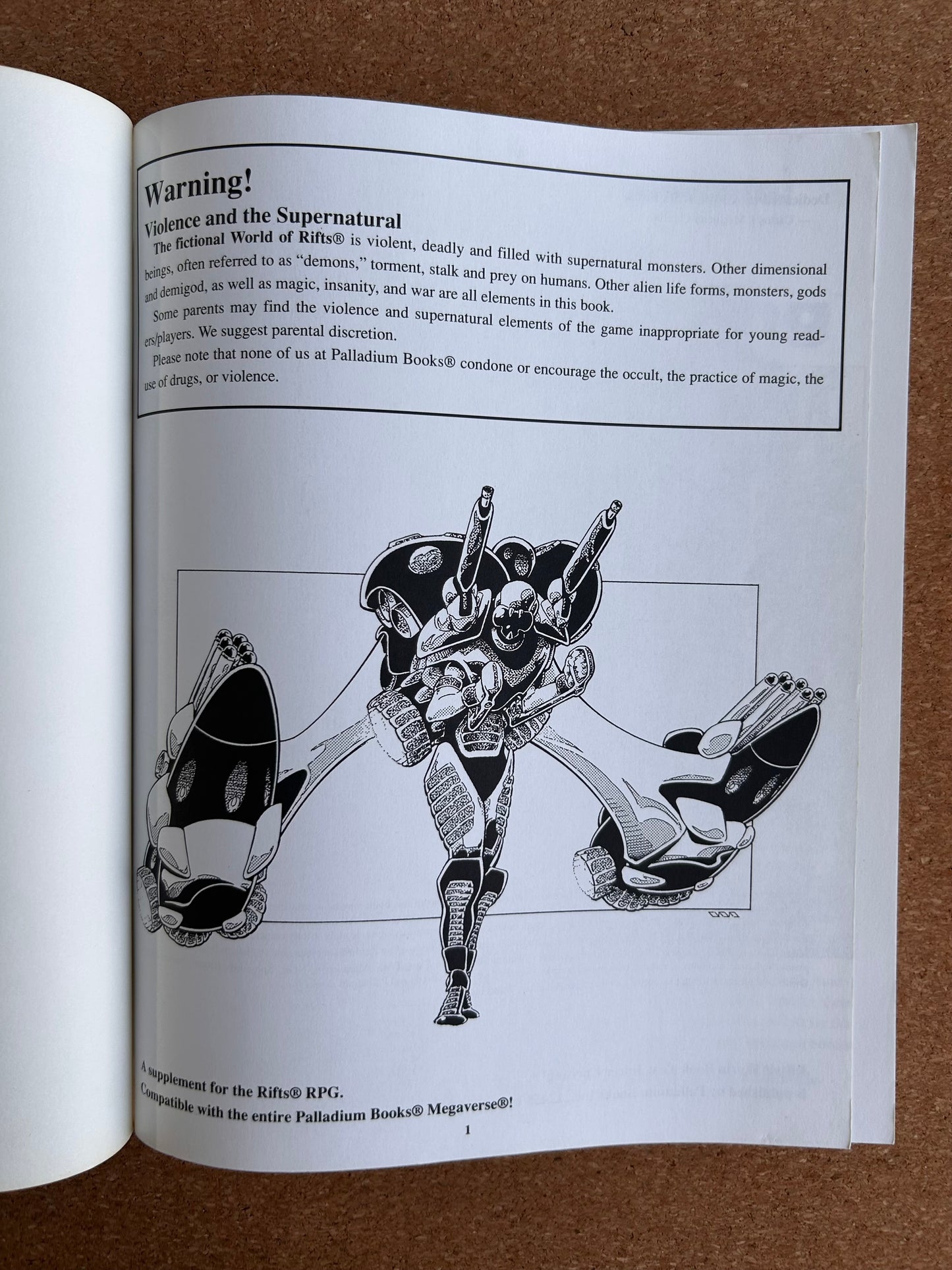 Rifts World Book Ten: Juicer Uprising - Palladium Books Paperback (1996)