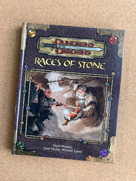 Dungeons & Dragons 3.0/3.5 - Races of Stone - WOTC Hardcover (2004)