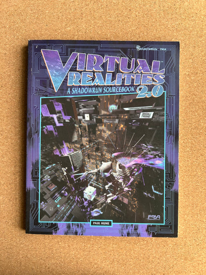 Shadowrun Second Edition - Virtual Realities 2.0 7904 - FASA Paperback (1995)