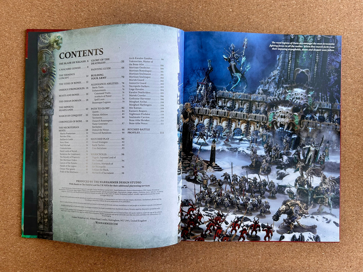 Warhammer Age of Sigmar 3rd Edition - Death Battletome Ossiarch Bonereapers - Hardcover (2023)