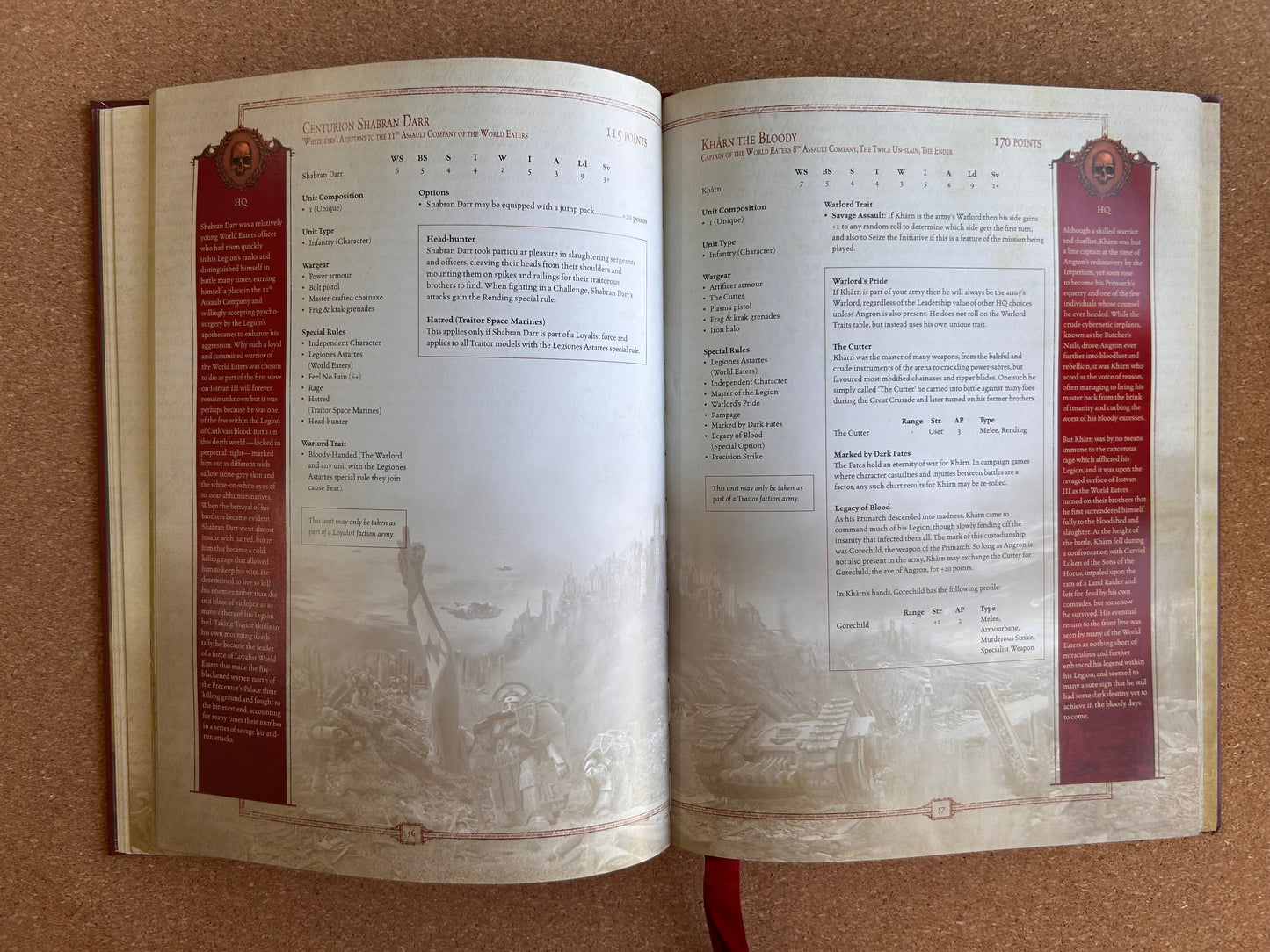 Warhammer 40K The Horus Heresy - Legiones Astartes Age of Darkness Legions - Games Workshop Hardcover (2016)