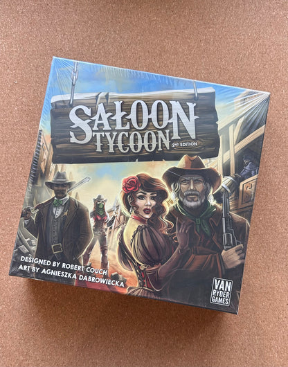 Saloon Tycoon 2nd Edition Board Game - Van Ryder Games Sealed