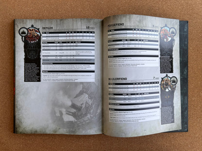 Warhammer 40K 9th Edition - Chaos Space Marines Codex - Hardcover (2022)