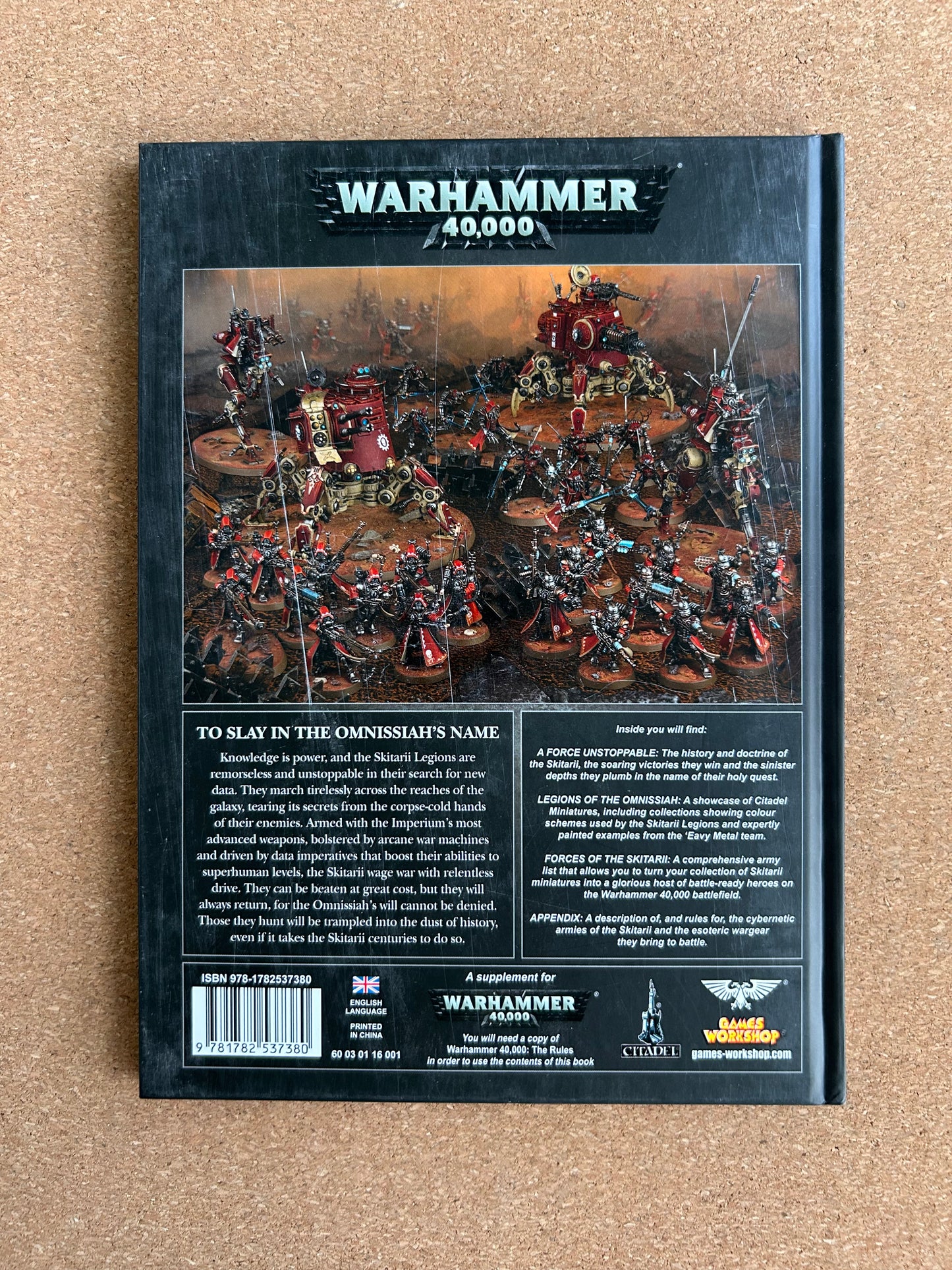 Warhammer 40K 7th Edition - Codex Adeptus Mechanicus Skitarii - Hardcover (2015)