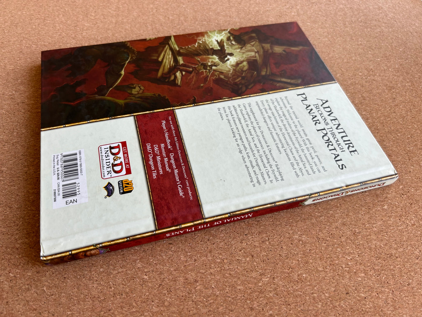 Dungeons & Dragons 4th Edition - Manual of the Planes - WOTC Hardcover (2008)