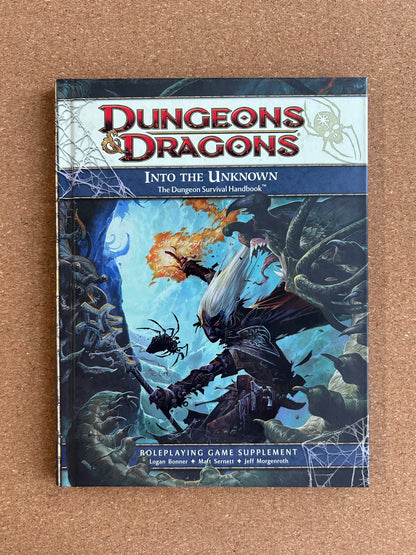 Dungeons & Dragons 4th Edition - Into The Unknown Dungeon Survival Handbook - WOTC Hardcover (2012)