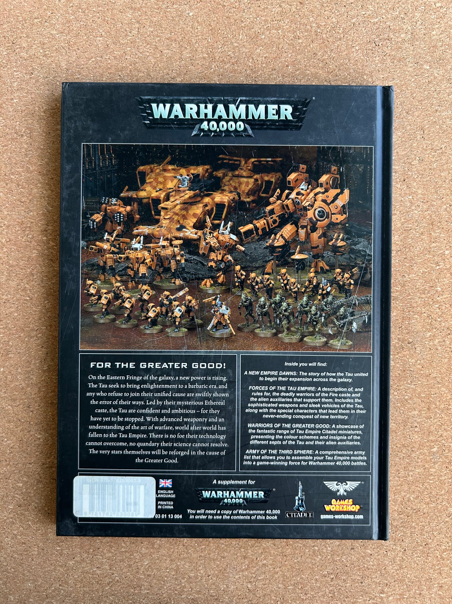 Warhammer 40K 6th Edition - Tau Empire Codex - Games Workshop Hardcover (2012)
