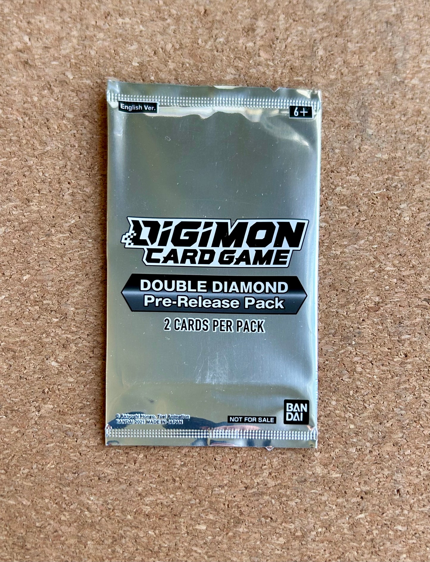 Digimon Card Game: Double Diamond Pre-Release Pack- 2 Card Booster Pack - English