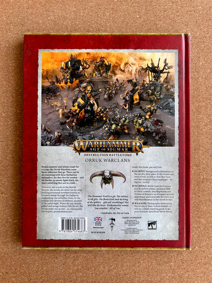 Warhammer Age of Sigmar 4th Edition - Death Battletome Orruk Warclans - Hardcover (2025)