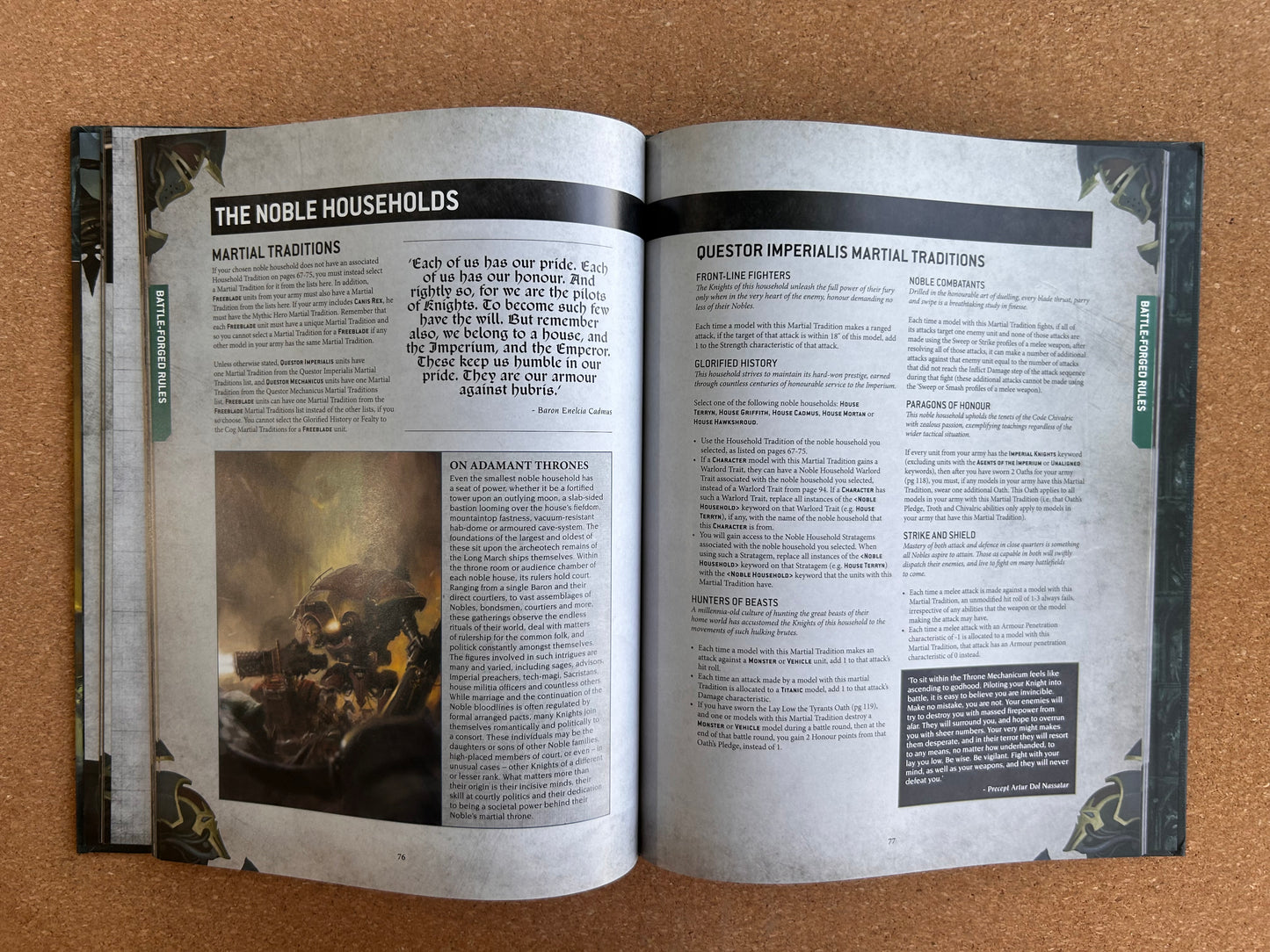 Warhammer 40K 9th Edition - Imperial Knights Codex - Hardcover (2022)