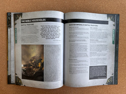 Warhammer 40K 9th Edition - Imperial Knights Codex - Hardcover (2022)