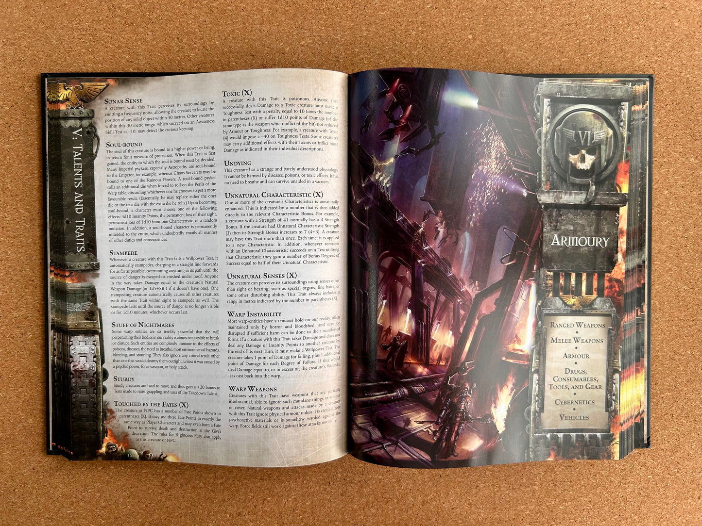 Warhammer 40K Roleplay: Only War - Core Rulebook - Hardcover (2012)