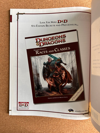 Dungeons & Dragons 4th Edition Preview - Worlds of Monsters - WOTC Paperback (2008)