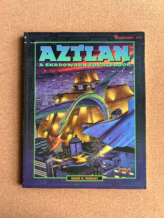 Shadowrun Second Edition - Aztlan Sourcebook 7213 - FASA Paperback (1995)