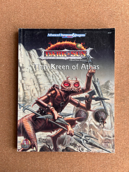 Advanced Dungeons & Dragons Dark Sun - Thri-Kreen of Athas - TSR2437 - Paperback (1995) - With Map