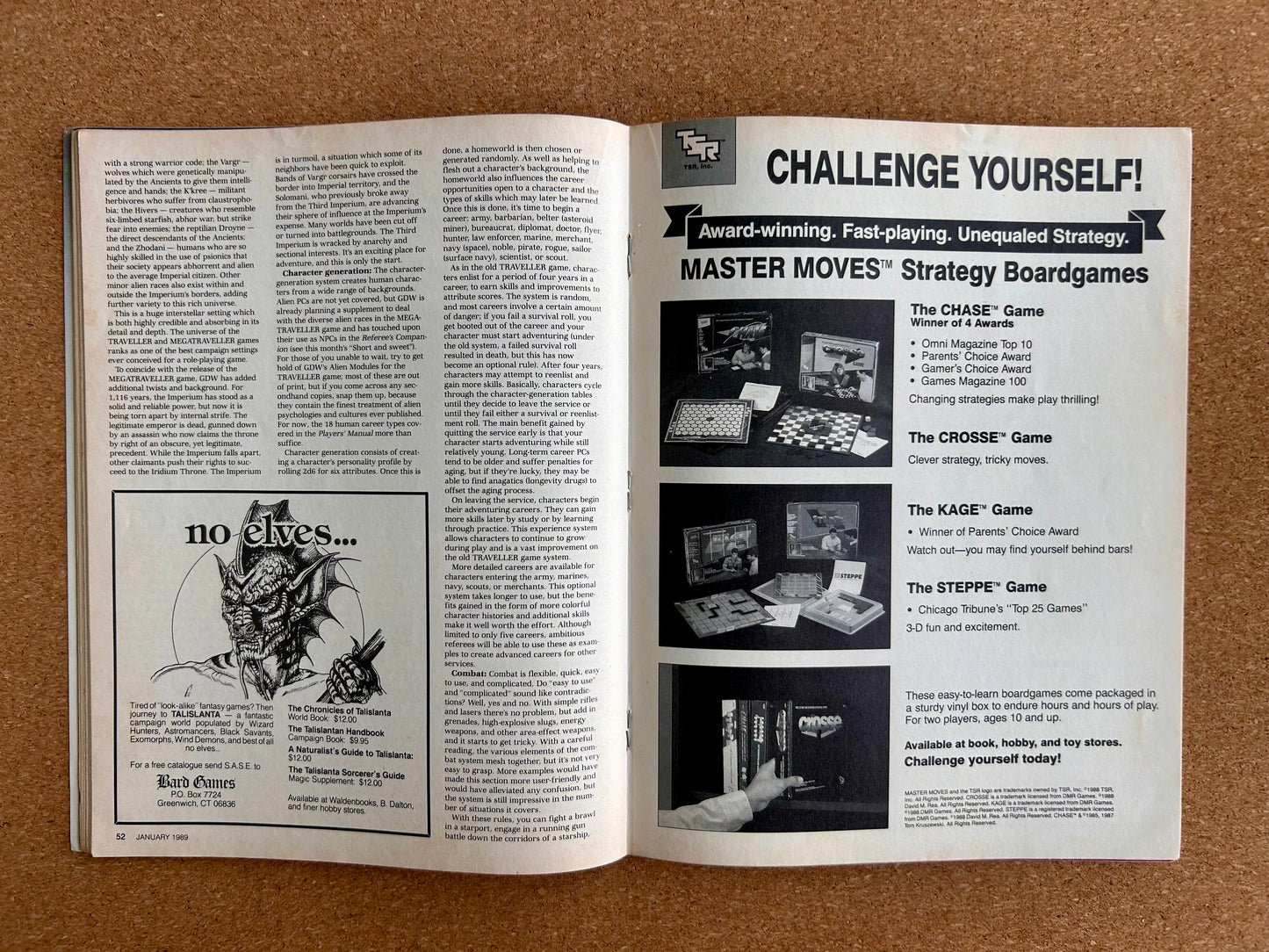 Dragon Magazine Issue #141 - TSR Magazine (January, 1989)