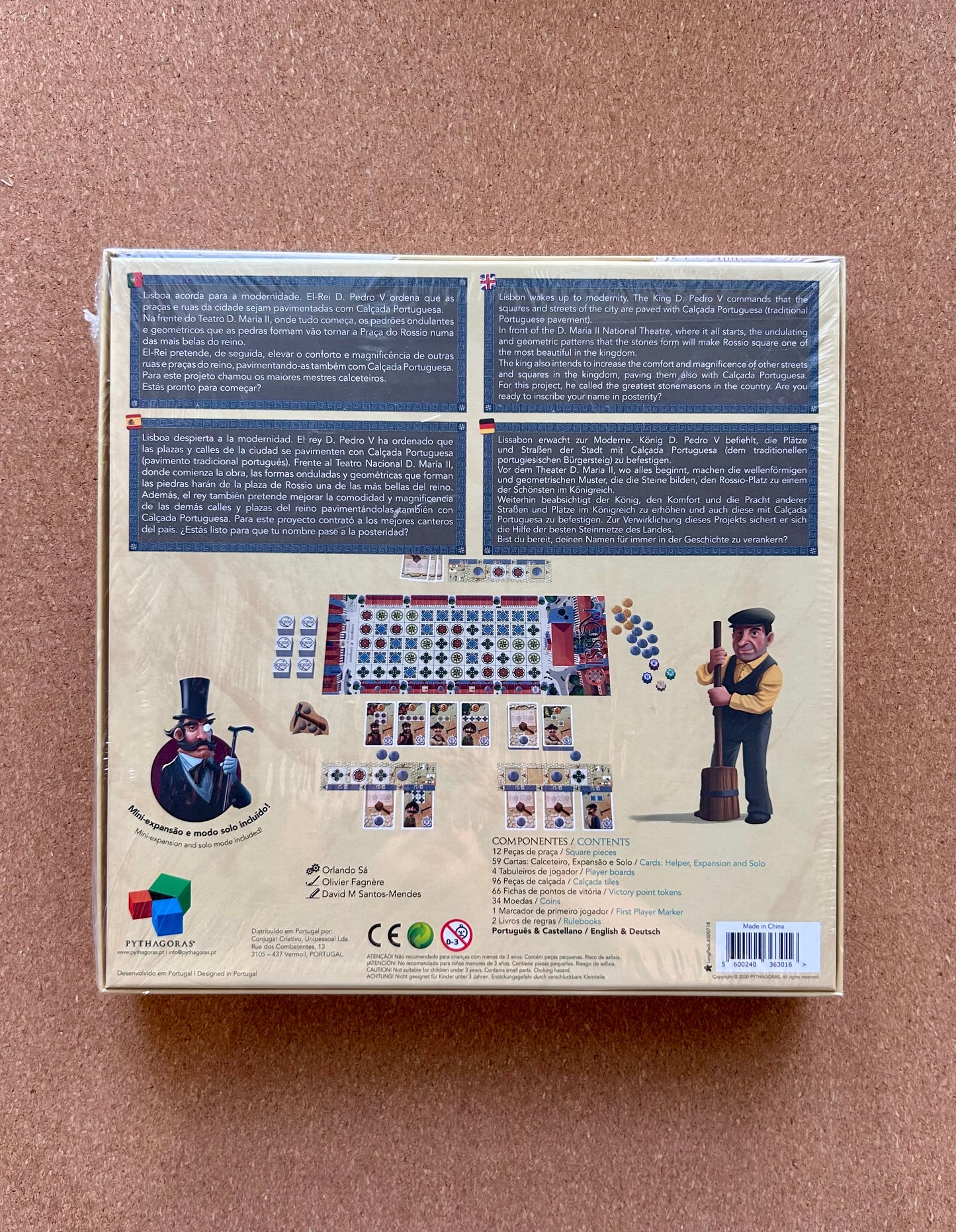 Rossio Board Game - Pythagoras (2020) Sealed