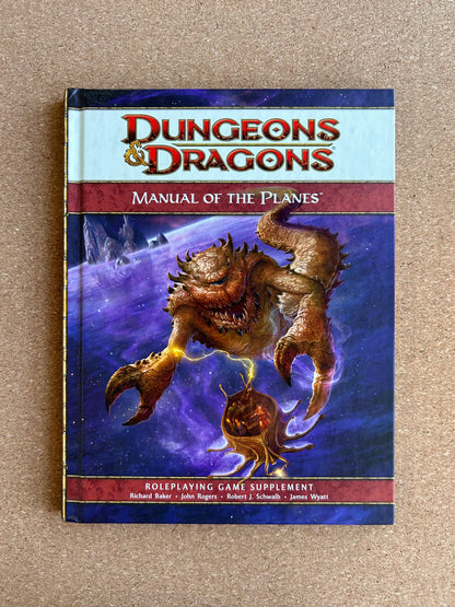 Dungeons & Dragons 4th Edition - Manual of the Planes - WOTC Hardcover (2008)