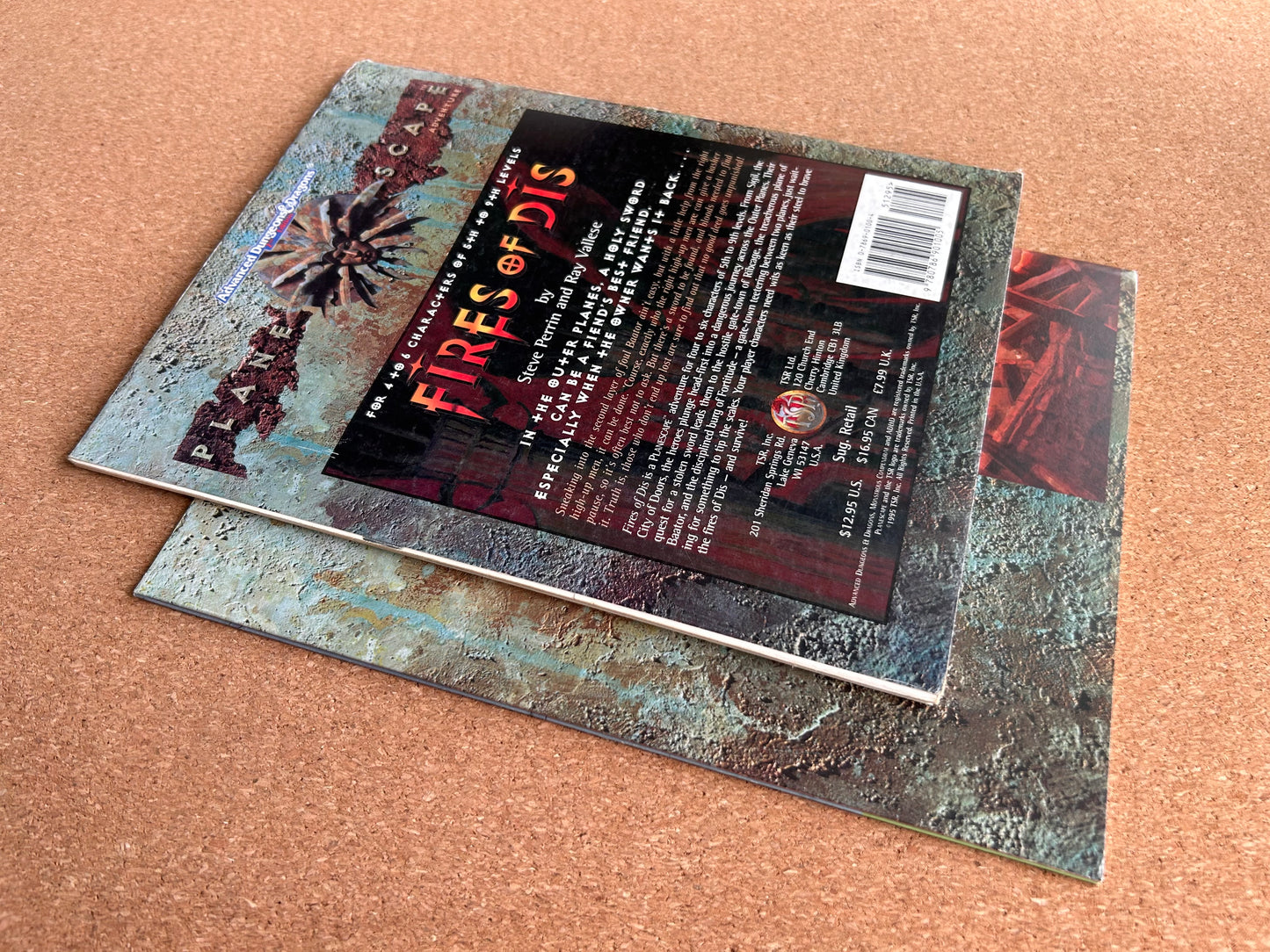 Advanced Dungeons & Dragons Plane Scape - Fires of Dis - TSR2608 - Paperback (1995)