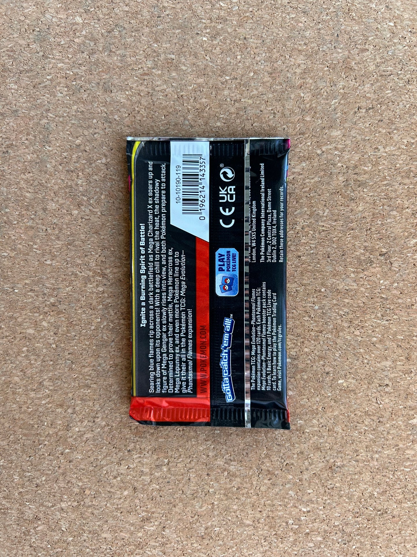 Pokemon Trading Card Game Booster Pack - Mega Evolution: Phantasmal Flames