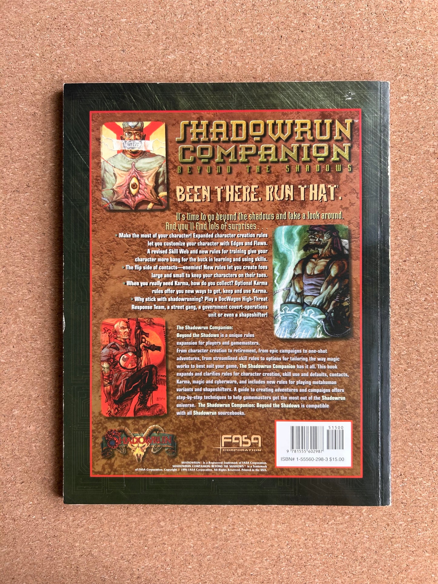 Shadowrun Second Edition - Shadowrun Companion Beyond The Shadows 7905 - FASA Paperback (1996)
