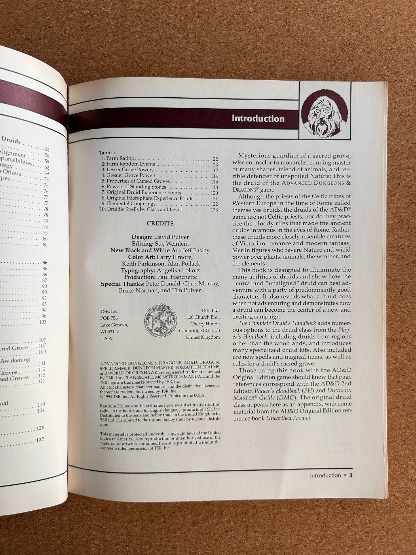 Advanced Dungeons & Dragons - The Complete Druid’s Handbook - TSR2150 - Paperback (1994)