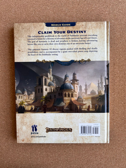 Pathfinder Second Edition - Lost Omens World Guide - Paizo Hardcover (2019)