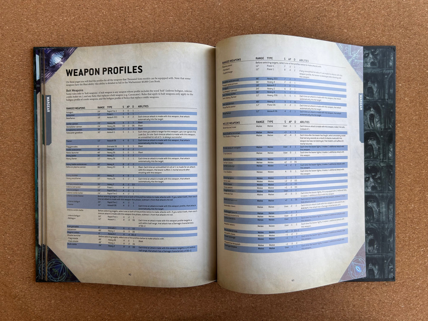 Warhammer 40K 9th Edition - Thousand Sons Codex - Hardcover (2020)