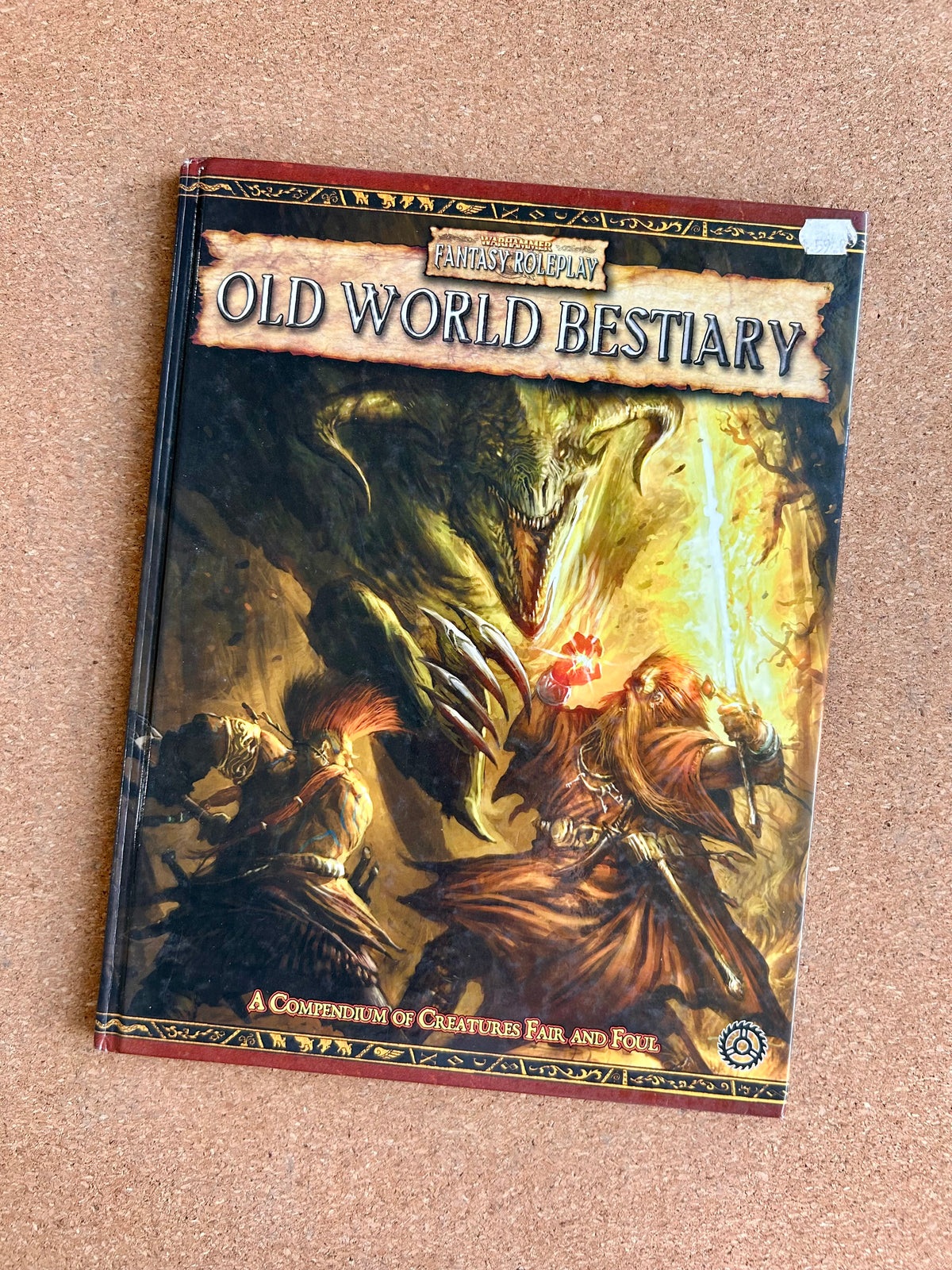 Warhammer Fantasy Roleplay 2nd Ed - Old World Bestiary - Black Library Hardcover (2005)
