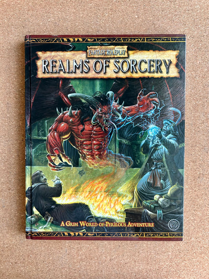 Warhammer Fantasy Roleplay 2nd Ed - Realms of Sorcery  - Black Library Hardcover (2005)