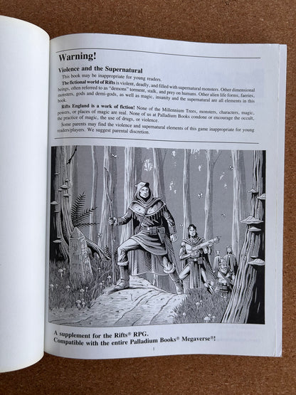 Rifts World Book Three: England - Palladium Books Paperback (1995)