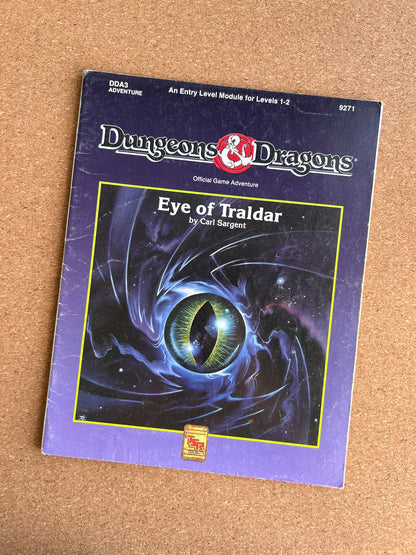 Dungeons & Dragons Adventure - Eye of Traldar - TSR9271 - Paperback (1991)