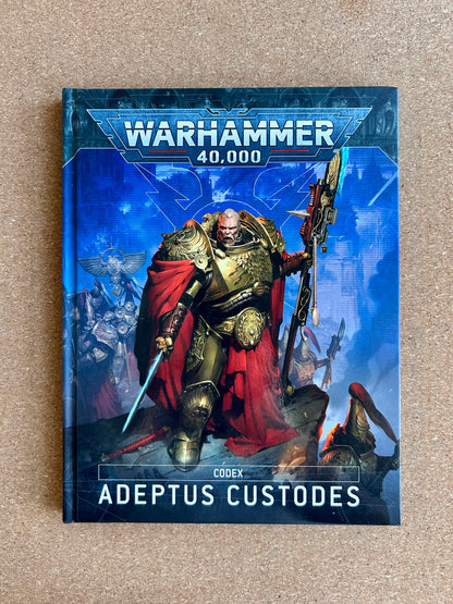 Warhammer 40K 10th Edition - Adeptus Custodes Codex - Games Workshop Hardcover (2024)