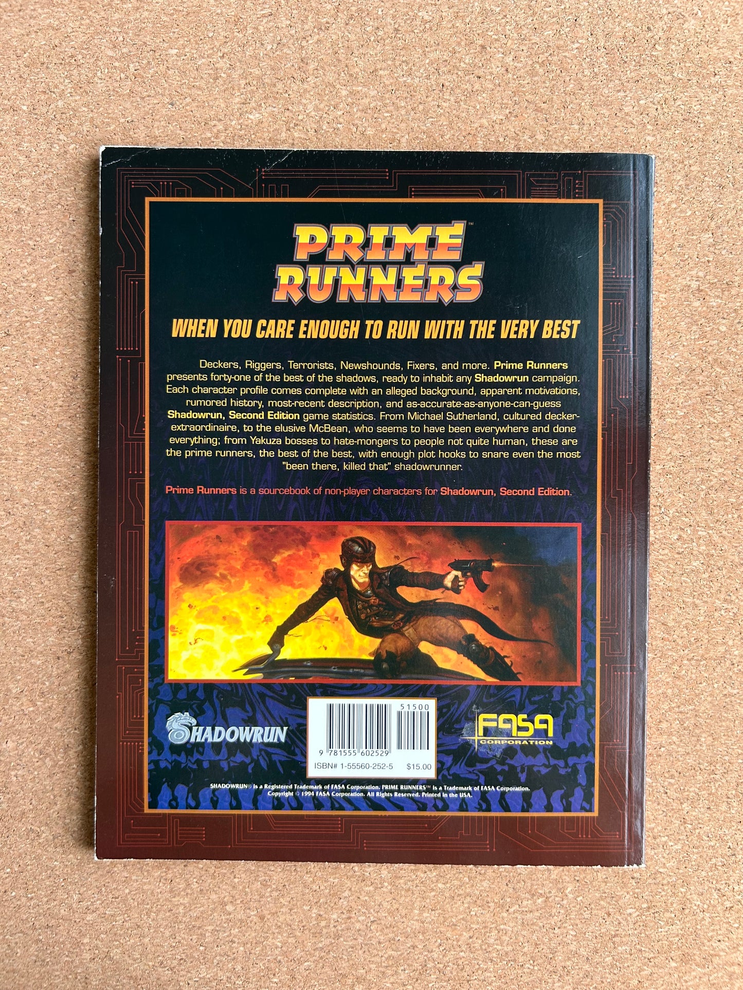 Shadowrun Second Edition - Prime Runners 7116 - FASA Paperback (1994)