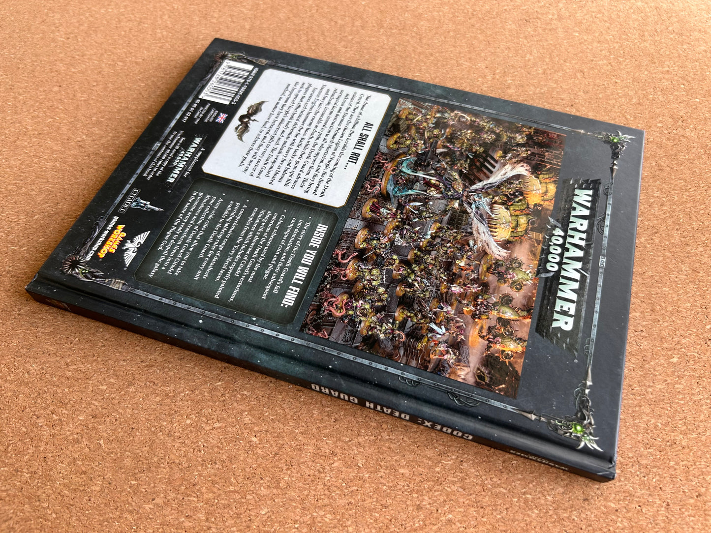 Warhammer 40K 8th Edition - Death Guard Codex - Games Workshop Hardcover (2017)