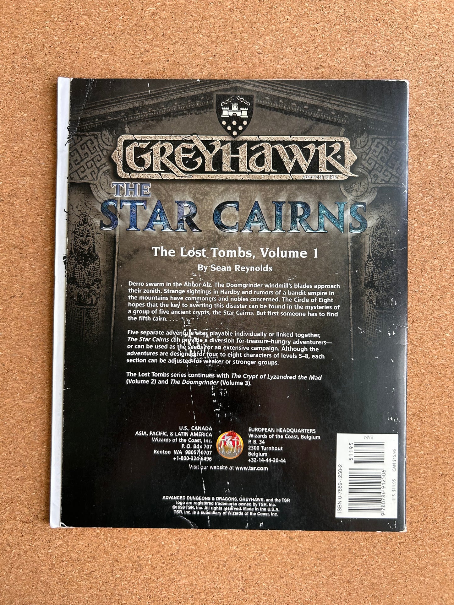 Advanced Dungeons & Dragons Greyhawk Adventure - Star Cairns TSR9579 - Paperback (1998)