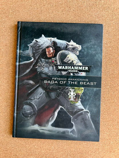 Warhammer 40K 8th Edition - Psychic Awakening Saga of the Beast - Games Workshop Hardcover (2020)