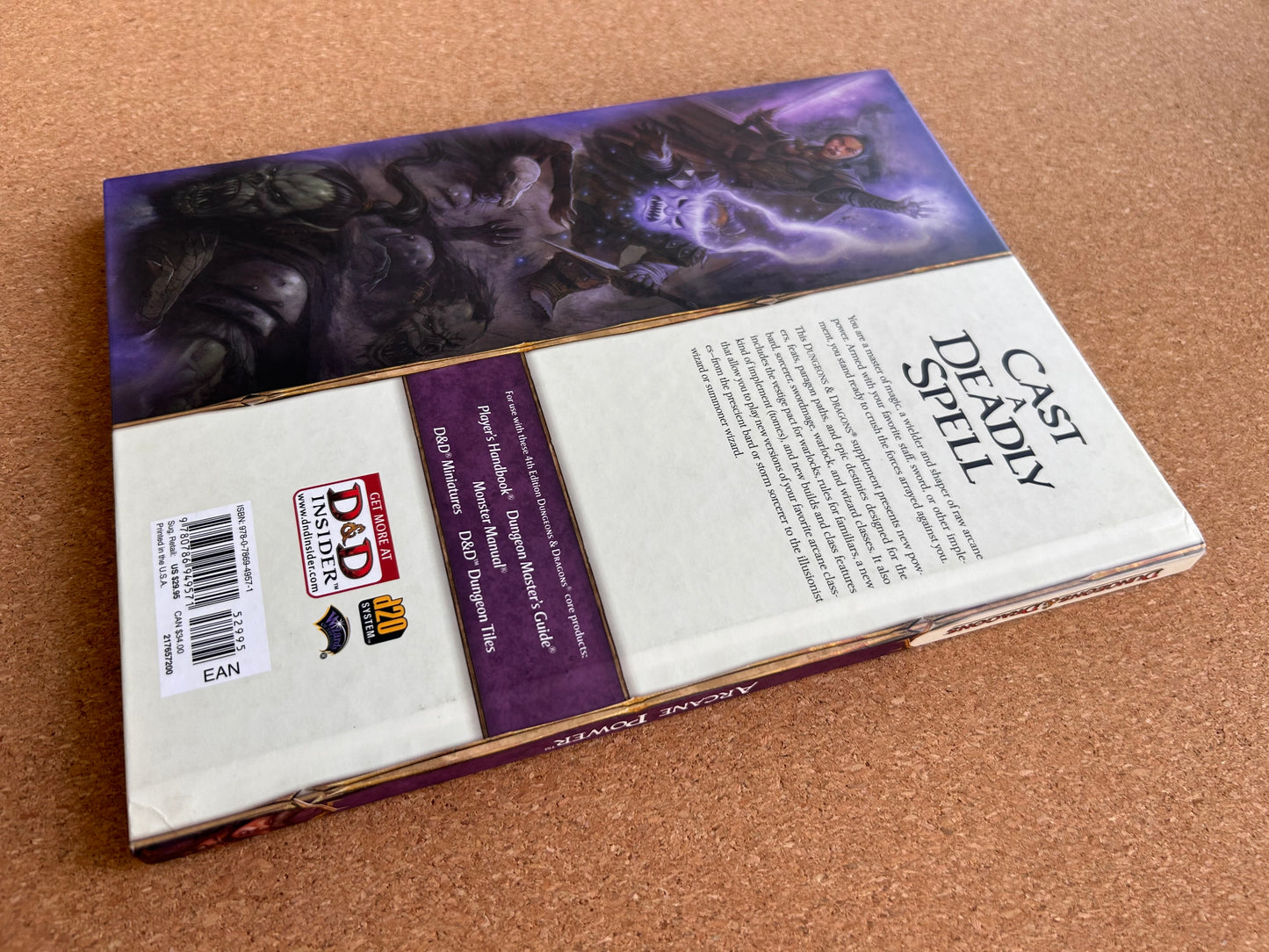 Dungeons & Dragons 4th Edition - Arcane Power - WOTC Hardcover (2009)