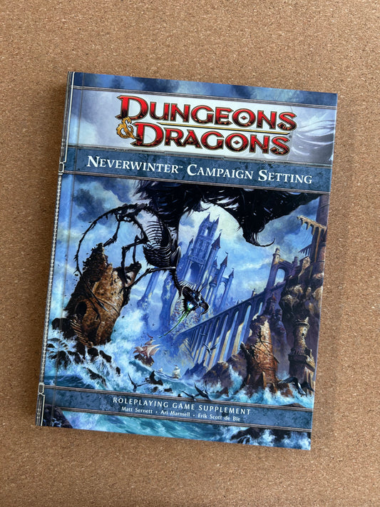 Dungeons & Dragons 4th Edition - Neverwinter Campaign Setting - WOTC Hardcover (2011)