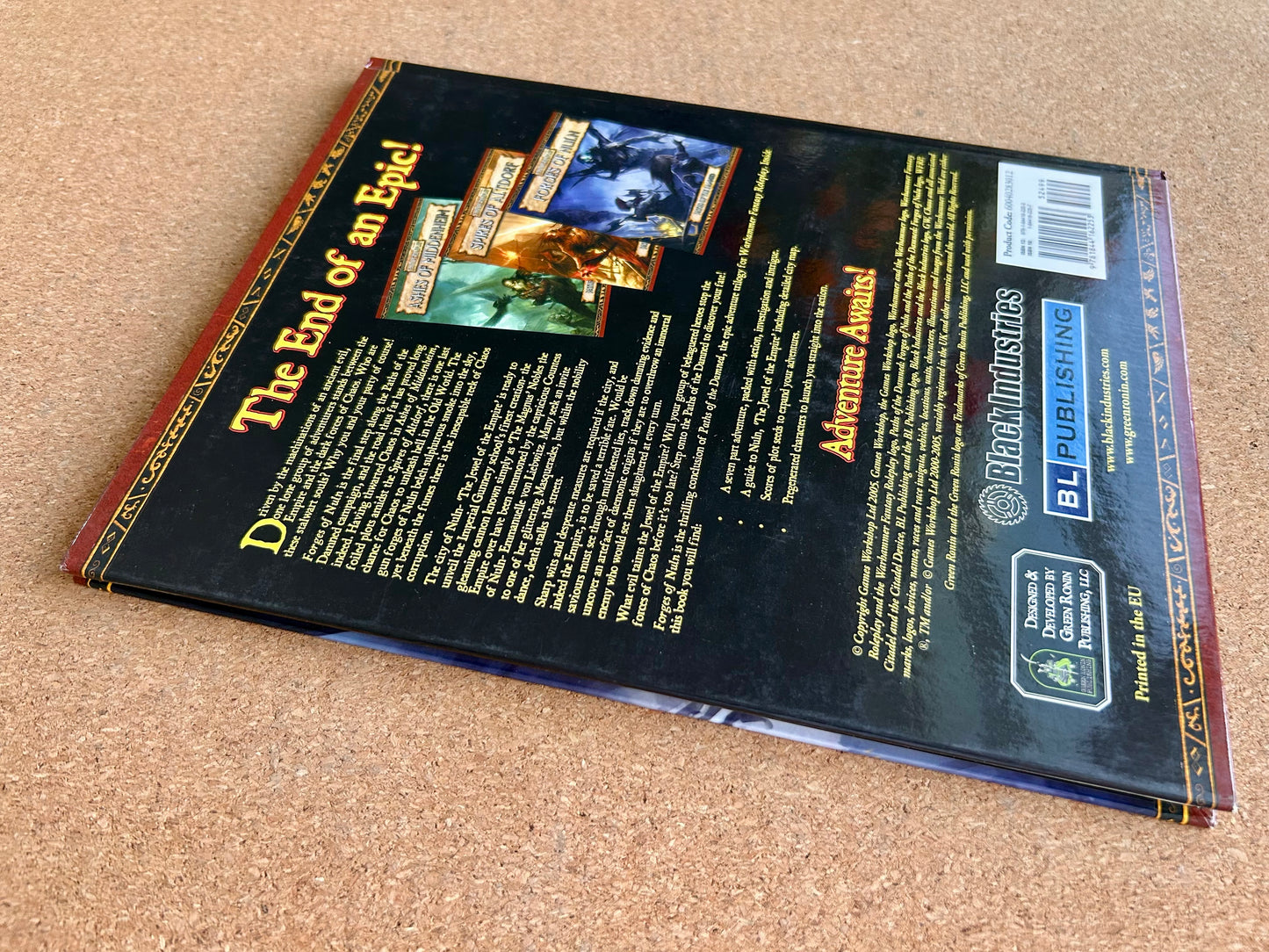 Warhammer Fantasy Roleplay 2nd Ed - Paths of the Damned Forges of Nuln  - Black Library Hardcover (2006)