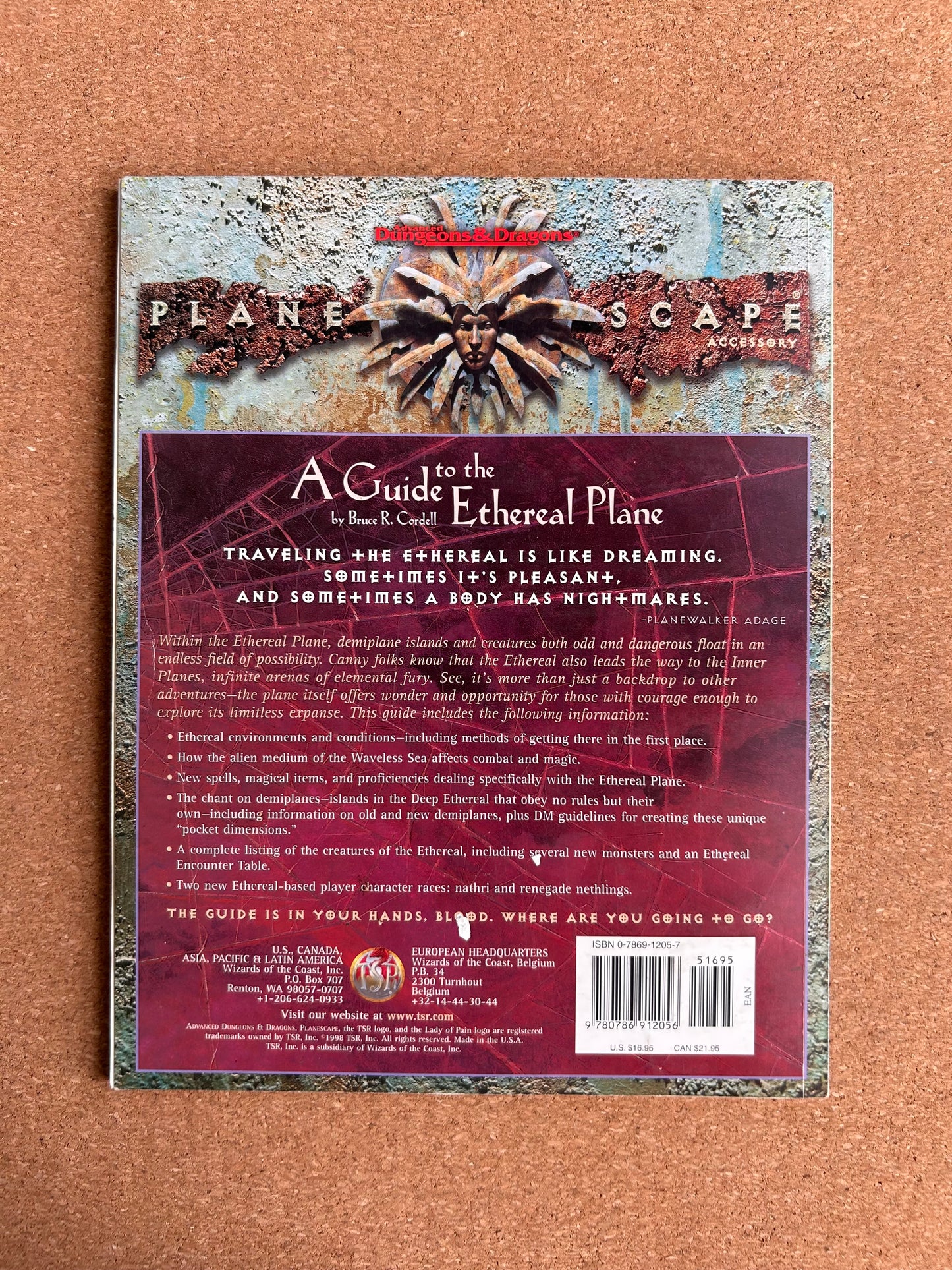 Advanced Dungeons & Dragons Plane Scape - A Guide to the Ethereal Plane - TSR2633 - Paperback (1998)