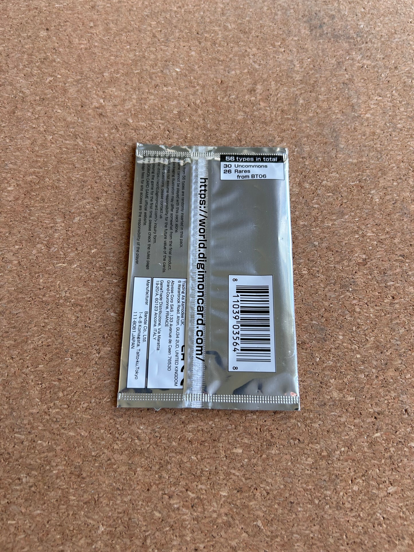 Digimon Card Game: Double Diamond Pre-Release Pack- 2 Card Booster Pack - English