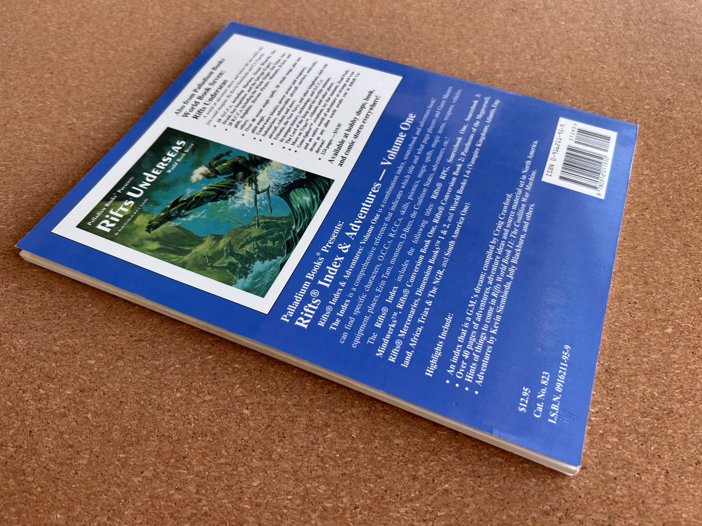 Rifts Index & Adventures - Volume One - Palladium Books Paperback 1st Print (1996)