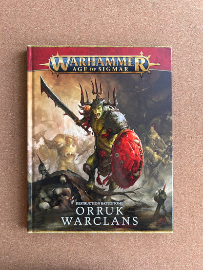 Warhammer Age of Sigmar 3rd Edition - Destruction Battletome Orruk Warclans - Hardcover (2021)