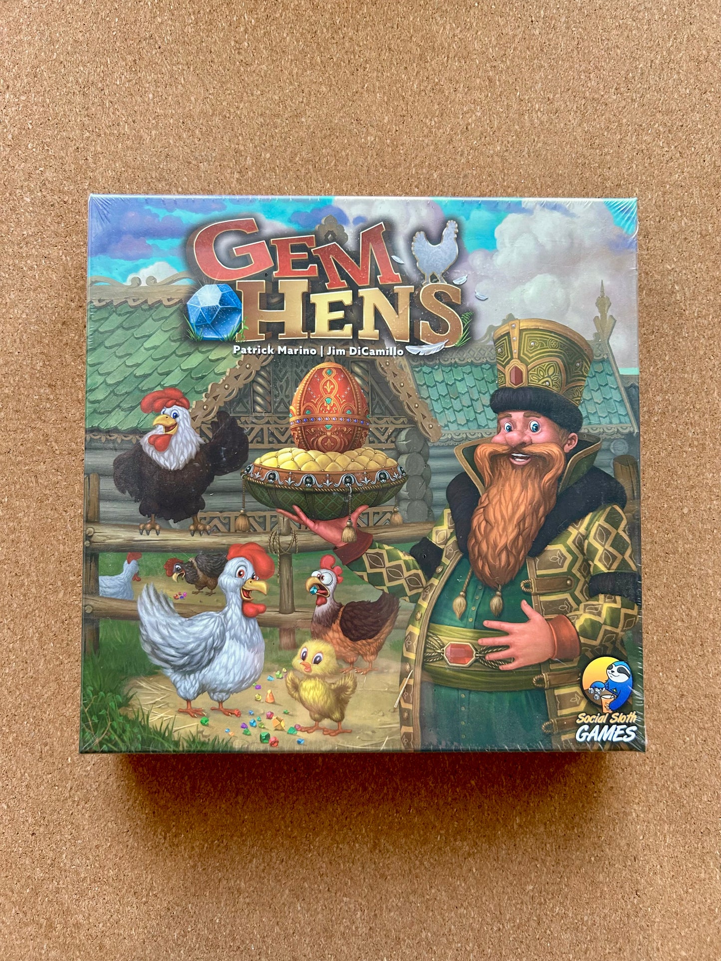 Gem Hens Board Game - Social Sloth Games
