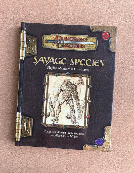 Dungeons & Dragons 3.0/3.5 - Savage Species - WOTC Hardcover (2003)