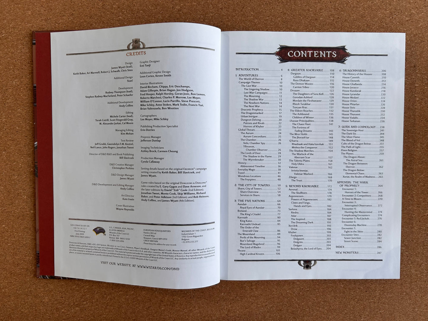 Dungeons & Dragons 4th Edition - Eberron Campaign Guide - WOTC Hardcover (2009)