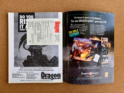 Dungeon Magazine Issue #39 - TSR Magazine (JAN/FEB 1992)