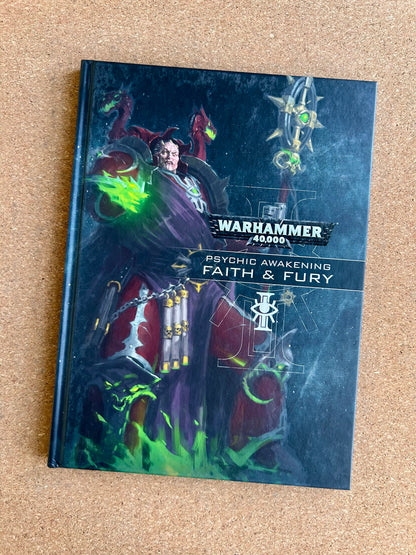 Warhammer 40K 8th Edition - Psychic Awakening Faith & Fury - Games Workshop Hardcover (2019)